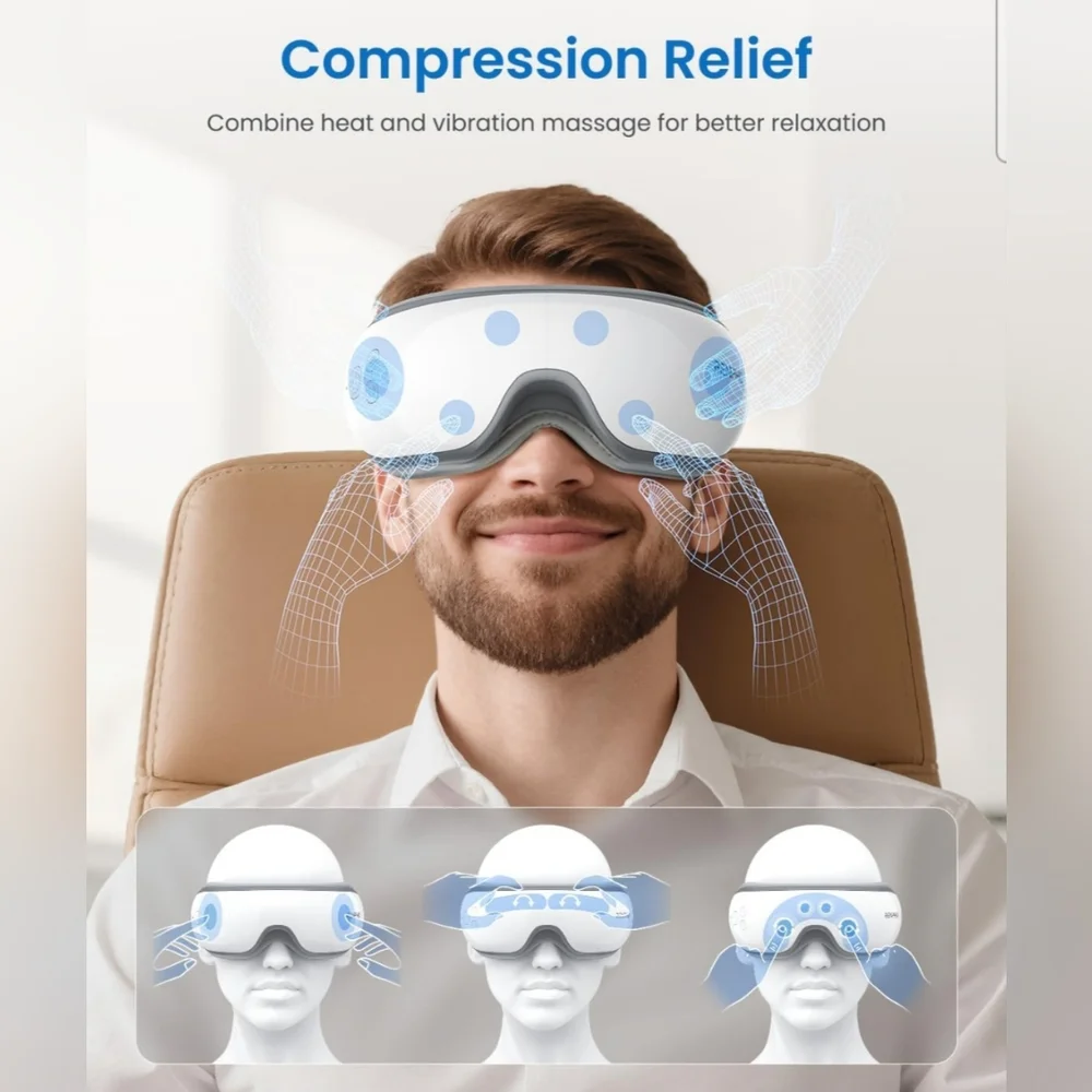 Eyeris 1 Eye Massager - White